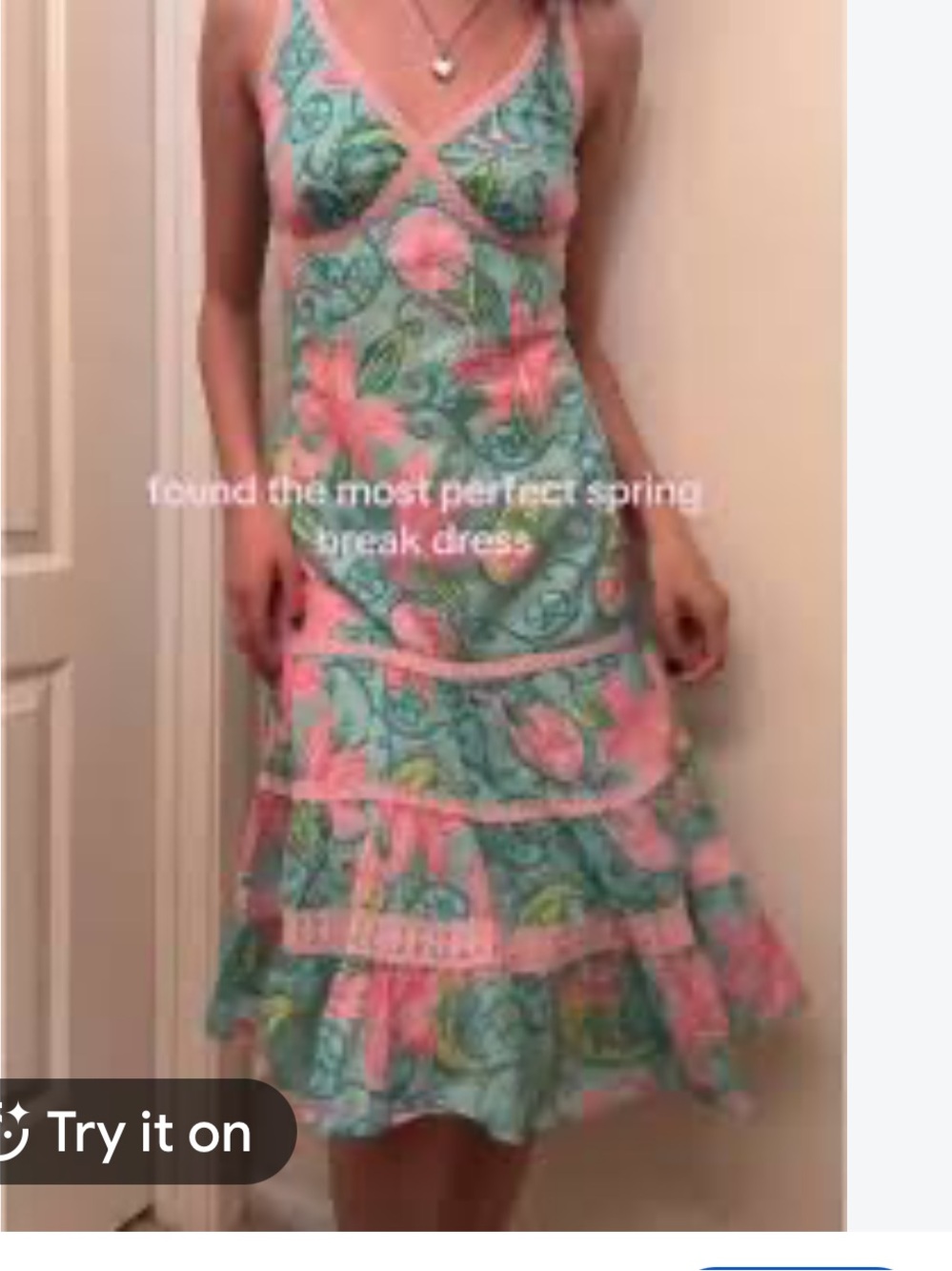 Lilly Pulitzer Vintage Tiered Strappy Sundress. Size Small.